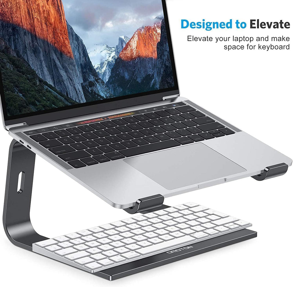 OMOTON Laptop Ständer, Notebook Ständer mit Belüftung, Universal PC Riser