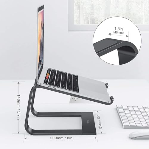 OMOTON Laptop Ständer, Notebook Ständer mit Belüftung, Universal PC Riser