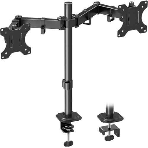 MOUNTUP Monitor Halterung 2 Monitore für 13-32 Zoll Flach&Curved Bildschirm
