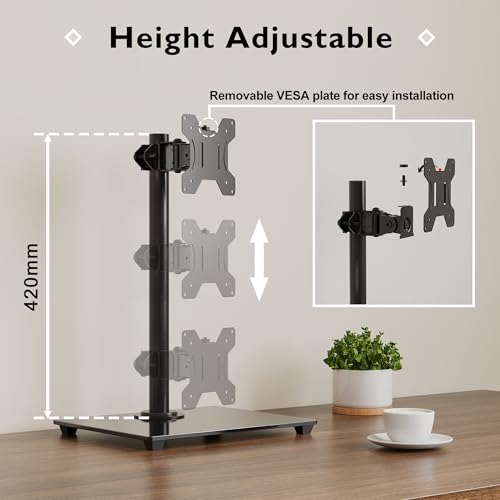 BONTEC Monitorständer Freistehend für 13-32 Zoll, 10 kg, VESA 75/100