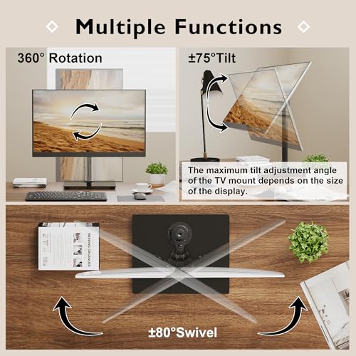 BONTEC Monitorständer Freistehend für 13-32 Zoll, 10 kg, VESA 75/100