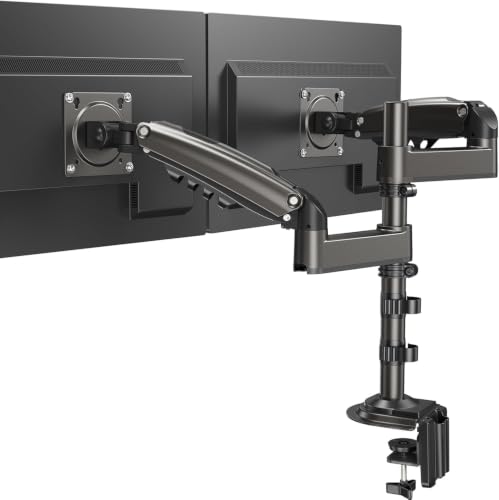 HUANUO Monitor Halterung 2 Monitore 13-32 Zoll, 9KG Arm, VESA 75/100