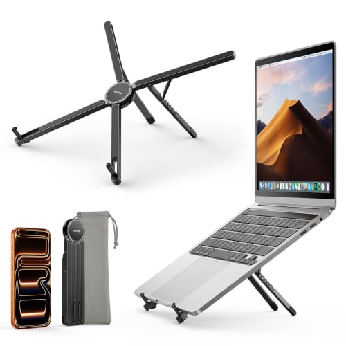 Lamicall Laptop Ständer, Alu Ultraleichter Laptopständer für Schreibtisch