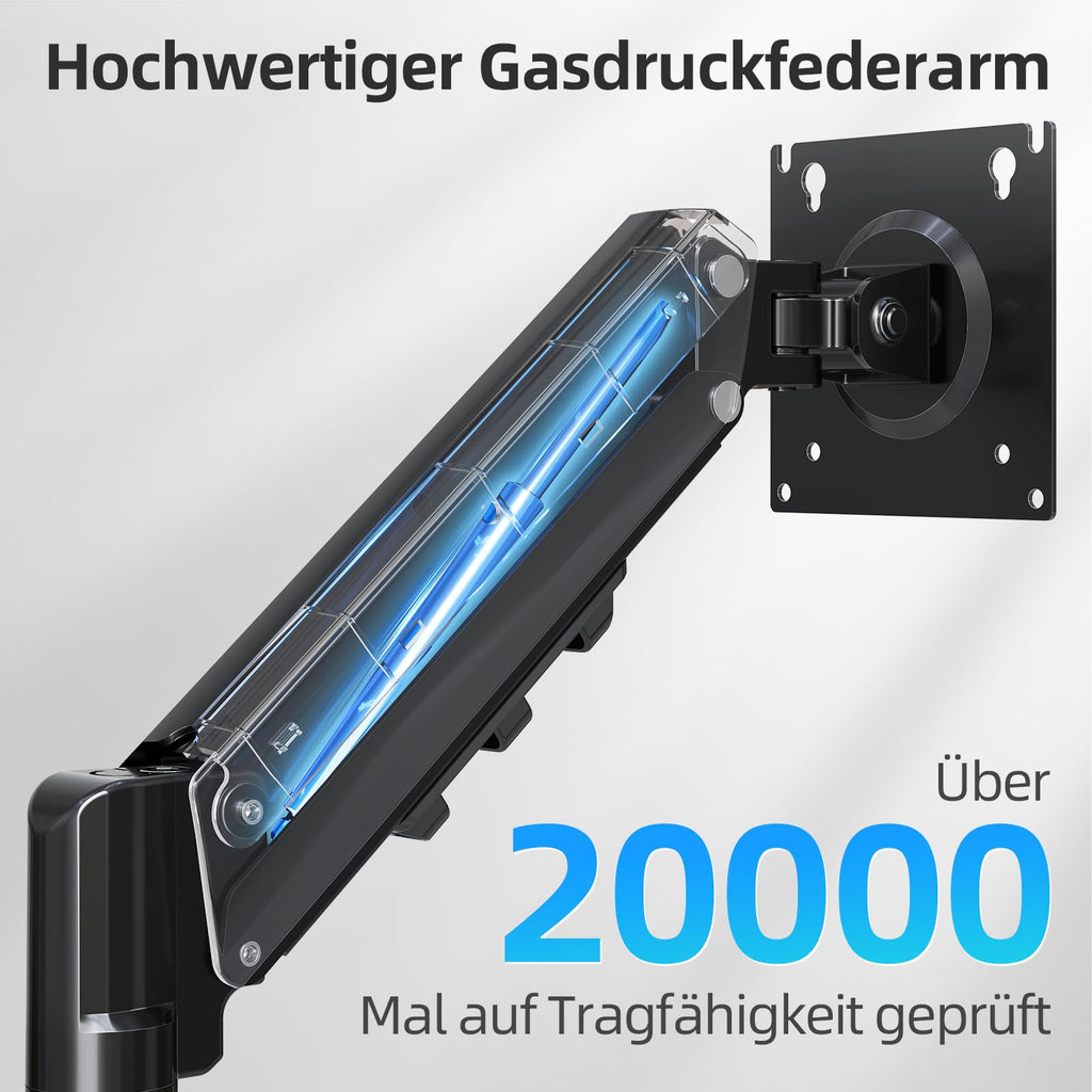 MOUNTUP Monitor Halterung für 13-32 Zoll Monitore Hält 2-9 kg,VESA 75/100mm