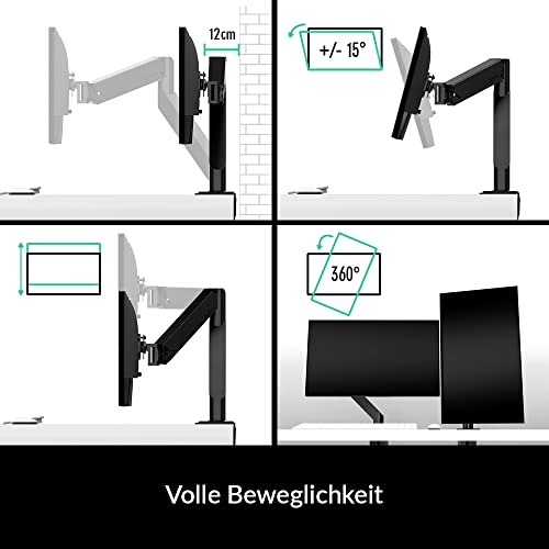 ARCTIC X1-3D - Monitorarm mit Gasliftarm für einen Monitor