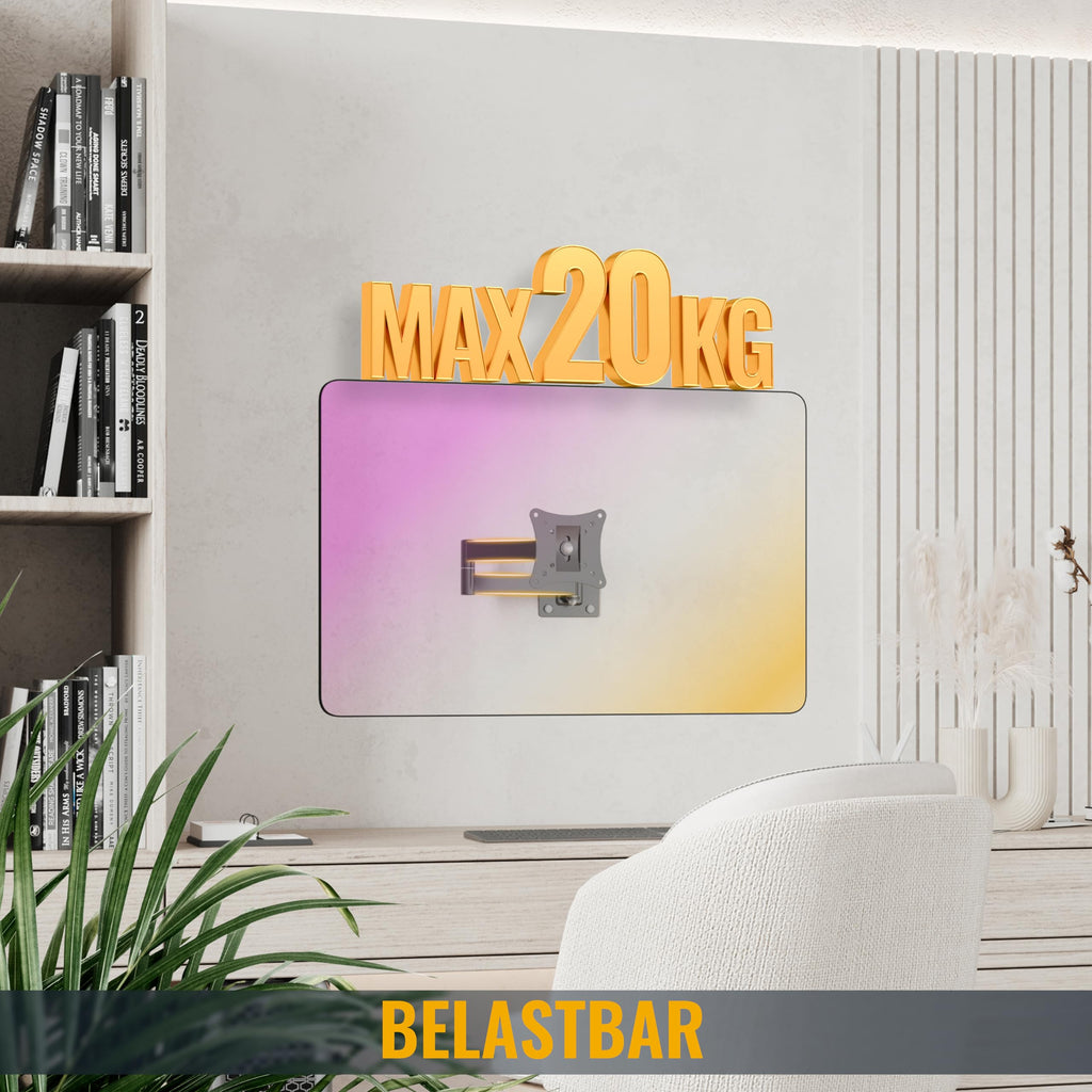 RICOO R02-11 PC Monitor Halterung TV Wandhalterung Fernseher 13-34 Zoll