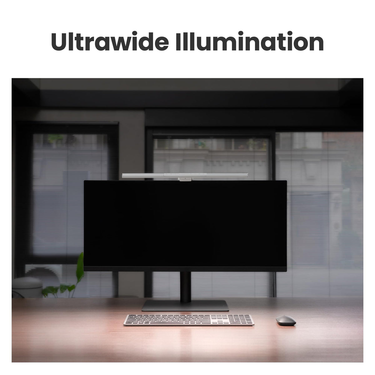 BenQ ScreenBar Pro LED Monitor Lampe – blendfreies Licht, automatisches Ein-/Ausschalten, universelle Klemme, ultrabreite Beleuchtung, einstellbare Farbtemperatur & Helligkeit, Auto-Dimmen, Schwarz