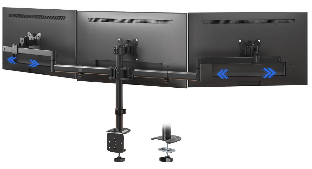 20-32 Zoll Monitor Halterung 3 Monitore, up to 9 kg/arm
