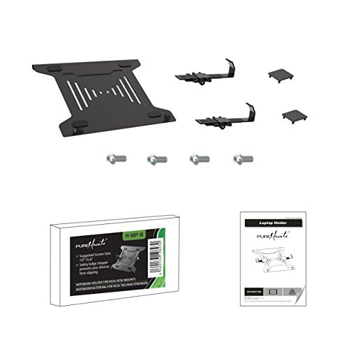 PureMounts Notebookhalterung für VESA Tischhalterung 9kg 75x75 100x100