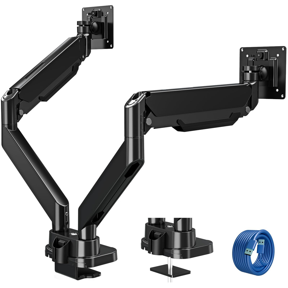 ELIVED Monitor Halterung 2 Monitore für 13-39" Bildschirme hält 2-15 kg