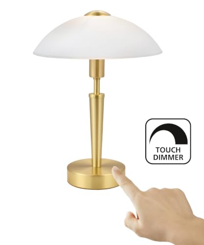 EGLO Tischleuchte Solo 1, 1 flammige Tischlampe, Material: Stahl