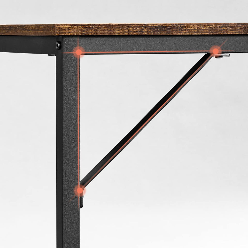 VASAGLE Tisch, Computertisch, Bürotisch, 80 x 50 x 76 cm