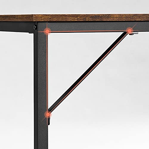 VASAGLE Tisch, Computertisch, Bürotisch, 80 x 50 x 76 cm