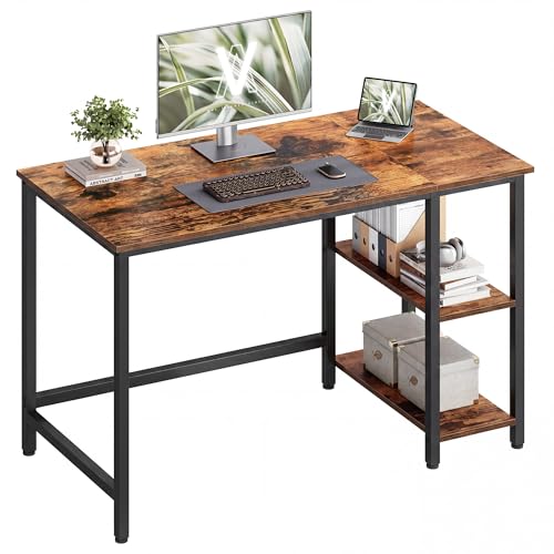VASAGLE Computertisch, Bürotisch, moderner Stil, 120 x 60 x 76 cm